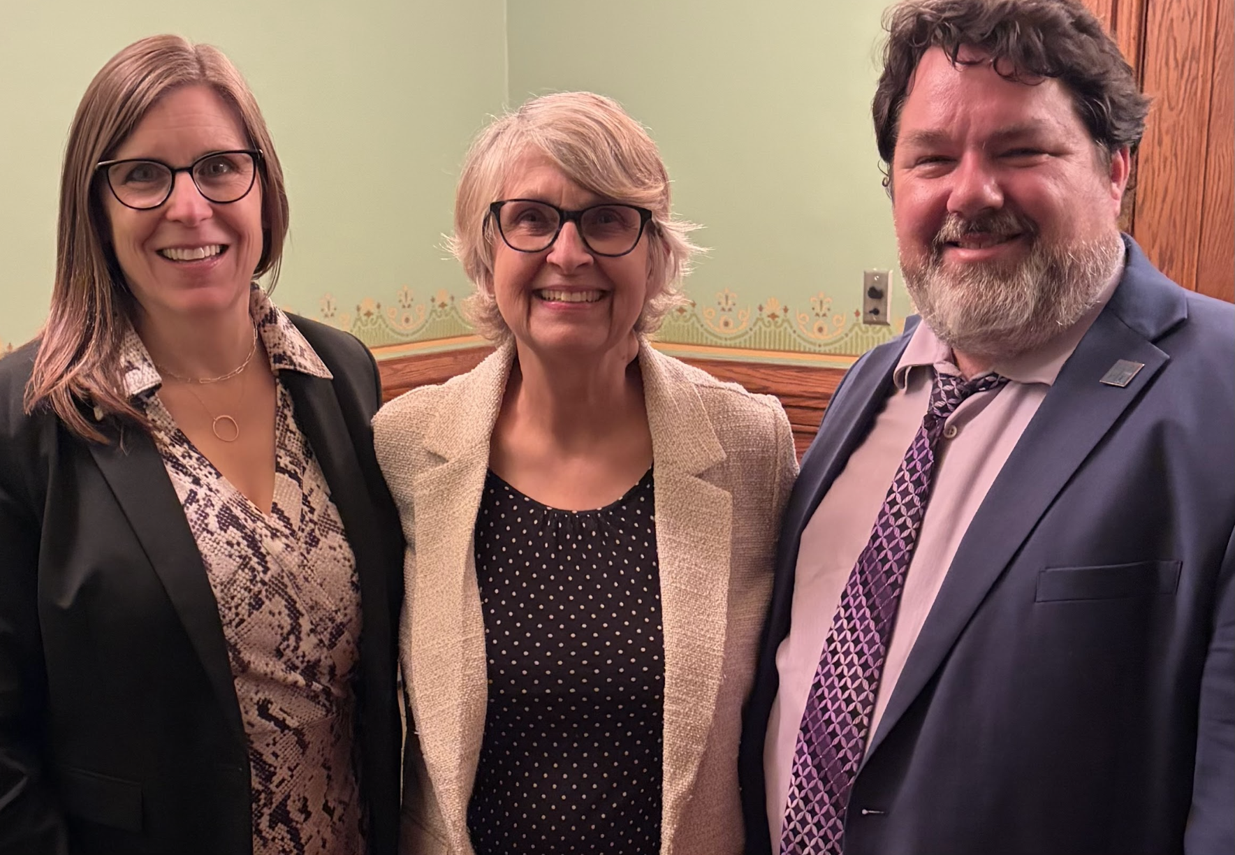 Springfield visit with Rep. Ann Williams and Board Member Karen Zacoor
