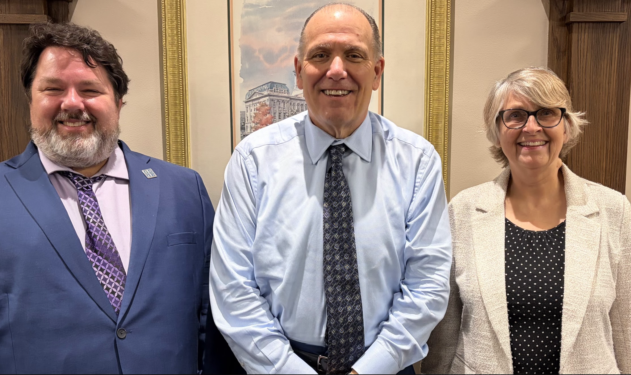 Springfield visit with Rep. Brad Stephens and Board Member Karen Zacoor